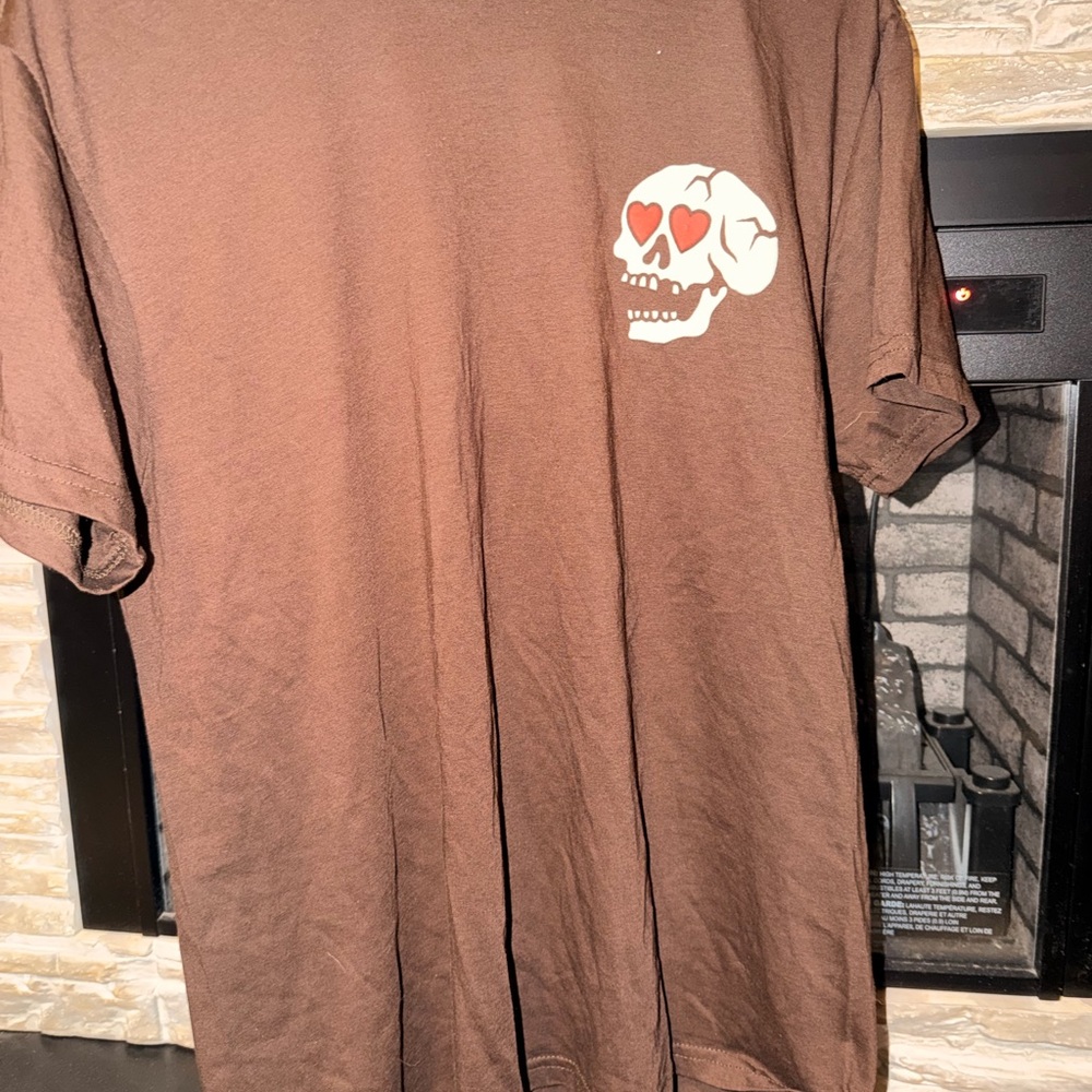 Others Follow Brown Skull Graphic Tee